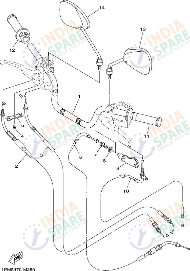 STEERING HANDLE & CABLE